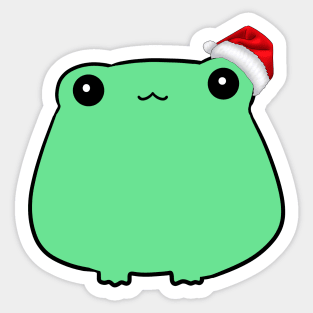 Christmas Frog Sticker